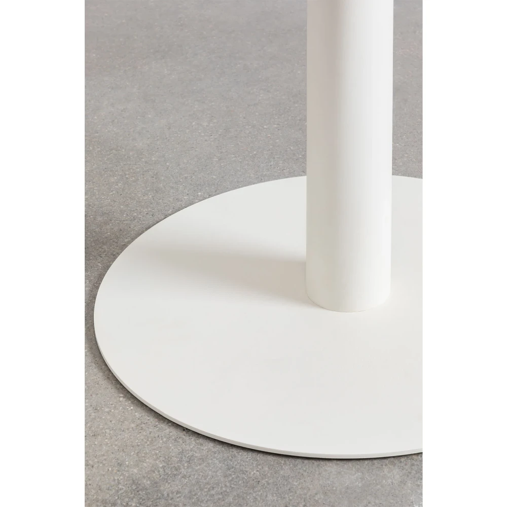 mobiliario-contract-mesa blanca tablero redondo 70cm 3
